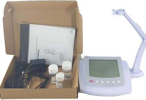 Benchtop Ammonia Ion Meter Lab NH3 Ion Meter مع نطاق سائل المعايرة 0.01 إلى 17000 جزء في المليون ، دقة MV 1999.9 MV ± 1 ٪ F.S. 2 إلى 5 نقاط معايرة in Kuwait