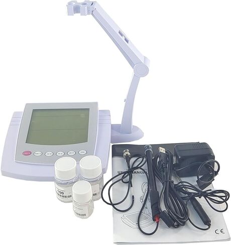 Benchtop Ammonia Ion Meter Lab NH3 Ion Meter مع نطاق سائل المعايرة 0.01 إلى 17000 جزء في المليون ، دقة MV 1999.9 MV ± 1 ٪ F.S. 2 إلى 5 نقاط معايرة in Kuwait