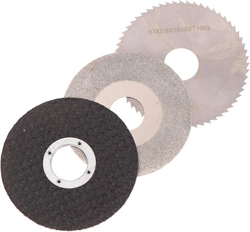 CAARLA Grinding Wheel Angle Grinder Polishing Mi ni Multifunctional Table Sawes Bladeing 2.5inch Diameter 63mm HSS Alloy Emery Resin Electric DIY Power Tools(B1) in Saudi Arabia