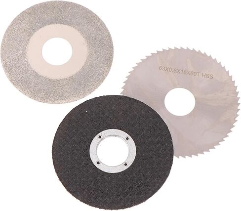 CAARLA Grinding Wheel Angle Grinder Polishing Mi ni Multifunctional Table Sawes Bladeing 2.5inch Diameter 63mm HSS Alloy Emery Resin Electric DIY Power Tools(B1) in Saudi Arabia