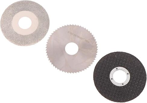 CAARLA Grinding Wheel Angle Grinder Polishing Mi ni Multifunctional Table Sawes Bladeing 2.5inch Diameter 63mm HSS Alloy Emery Resin Electric DIY Power Tools(B1) in Saudi Arabia