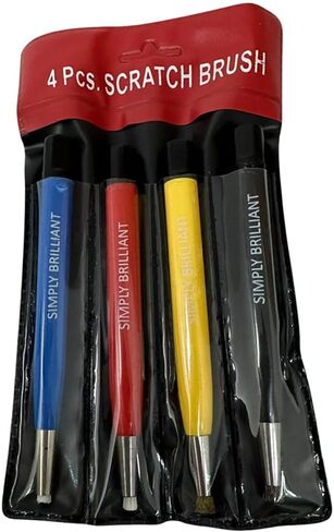 Fiberglass Scratch Brush Pen - 3 Pack - Jewelry, Watch, Coin Cleaning, Electronic Applications, Removing Rust and Corrosion in Kuwait