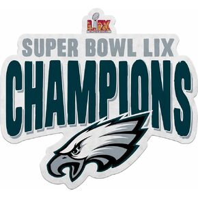 Rico Industries NFL Football Philadelphia Eagles 2025 Super Bowl Champs Shape Cut Cut - Home and Livid Room Décor - Soft Felt EZ للتعليق in Saudi Arabia