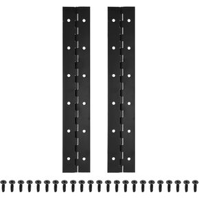 Patikil 12x2 بوصة مفصلية البيانو ، 2 حزمة 304 مفصلات مستمرة من الفولاذ المقاوم للصدأ مع ثقوب لبوابة البيانو باب التخزين الخشبي قارب خزانة ، نغمة فضية in Kuwait