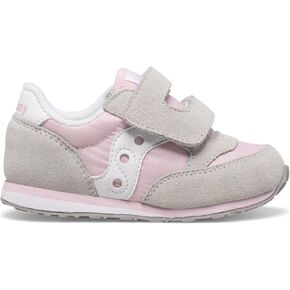 Saucony Baby Jazz Hook & Loop Sneaker ، رمادي/فضية/وردي ، 12 US للجنسين الصغير in Kuwait
