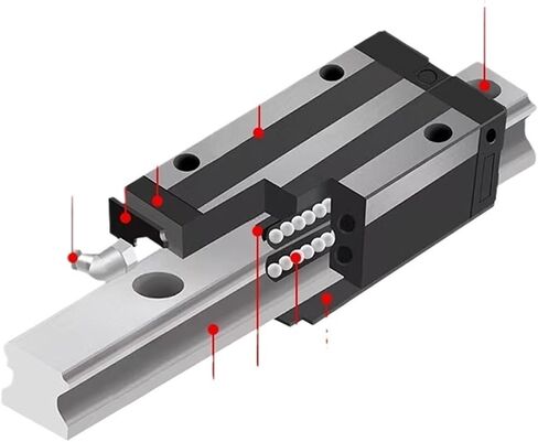 2 قطعة HGH15CA HGH20CA HGH25CA HGH30HA HGH35HA HGH45HA Extended HGW15/20/20/35/45CC/HC SLIDE CNC Parts (2 PCS ، HGH45HA) in Saudi Arabia
