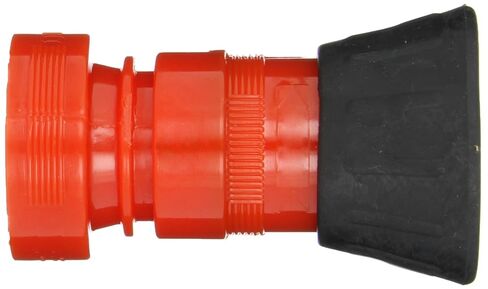 Dixon Valve & Coupling FNB150S Thermoplastic Fire Equipment, Fog Nozzle with Bumper, 1-1/2" SIPT (NPSH), Red in Kuwait