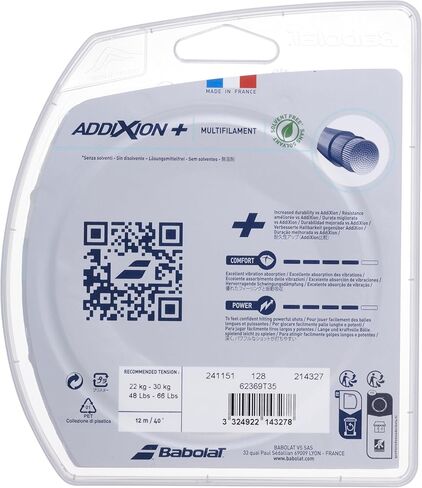 Babolat Addixion+ Natural Color Tennis String (Set) in Kuwait