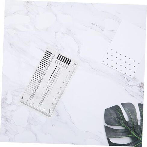 ABOOFAN High Precision Transparency Measurement Film Ruler for Flaw Detection Diameter and Line Width Defects Crack Gauge and Scratch Measuring Tool in Saudi Arabia