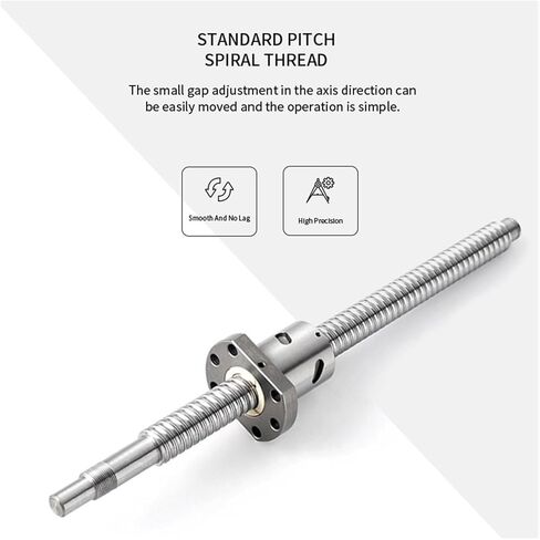 Double nut Ball Screw Control Machine C7 Ball Screw with Nut SFU2510 Screw Processing Machine Tool Accessories(150mm) in Saudi Arabia