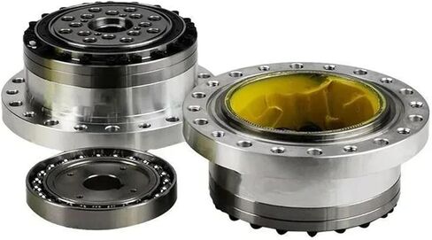 Harmonic Reducer Cup Type Drive Gear Reducer Mechanical Arm Reducer for Nema17 Nema23 Nema34 Stepper Motor 40 60 80 130mm Servo(HCS40 for 100mmServo,80 to 1) in Kuwait