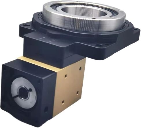 Speed Reducer AT60 Right Angle Reducer Commutator Planetary Gearbox Nema 23 Stepping Stepper Or 400w Servo Ratio 1:1 2:1 3:1 5:1 Planetary Gearbox(1.4cm Input servo,AT60-C2 Ratio 2) in Saudi Arabia