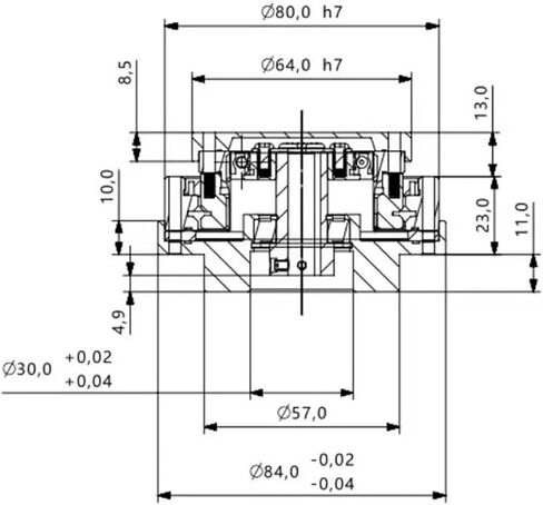 Harmonic Reducer FA17-50 Reducer Servo Motor Planetary Reducer 6 Robotic Arm Joint Can Be Used with 40 Servo Motors(FA17-50) in Kuwait