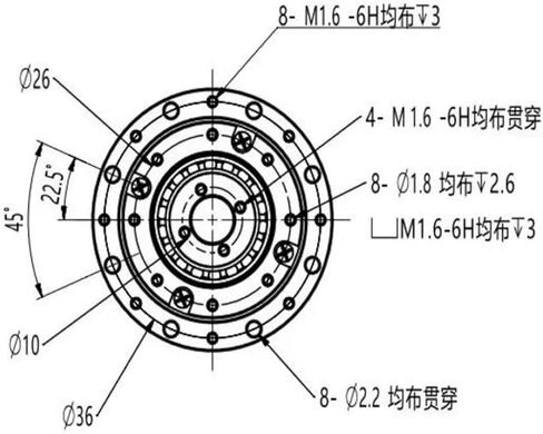 Harmonic Reducer WXD08 Reducer(WXD08-50) in Kuwait