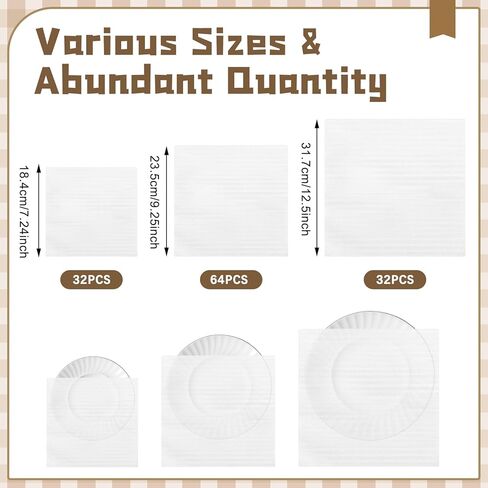 4 حزمة مجموعة تعبئة طبق ، 24 × 12 × 11 بوصة صناديق نقل المطبخ ، 128 إدراج طبق ، ورق كرافت بني ، من الورق المقوى ، 4 عدد in Saudi Arabia