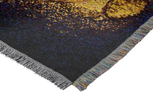NFL Carolina Panthers Home Field Advantage Woven Tapestry Wall Hanging, 48 x 60 Inches, Officially Licensed, Decorative Fringes in Kuwait