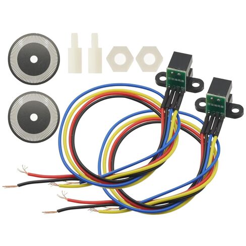 2PCS Photoelectric Speed Sensor Encoder Coded Disc Code Wheel,Optical Encoder for Smart Car 5V Encoder Wheel in Saudi Arabia