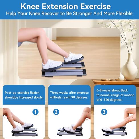 Knee Replacement Recovery Aids,Knee Surgery Recovery Equipment,Knee Glide for Knee Replacement Recovery Aids Kit Knee Therapy Exercise Strengthening Equipment for PCL MCL ACL in Kuwait