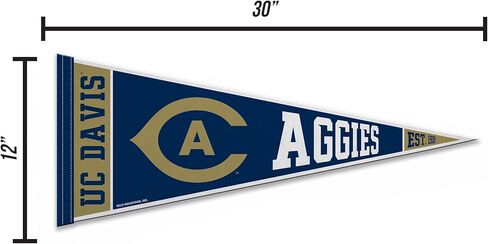 Rico Industries NCAA UC Davis Aggies 12 "× 30" in Saudi Arabia