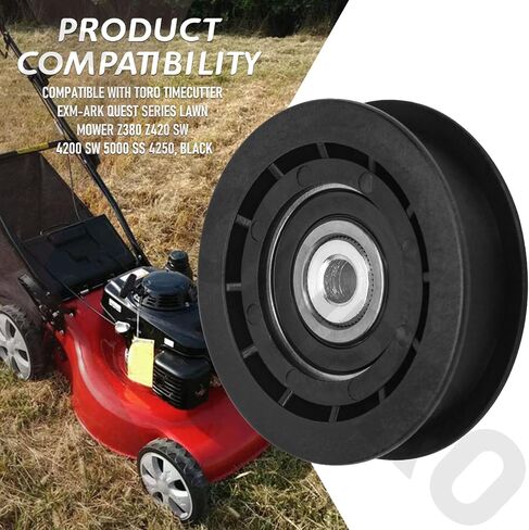 15280 Flat Hydro Drive Idler Pulley يحل محل Toro ، Exmark 106-2176 ، Timecutter ، سلسلة Quest Zero-Turn Mowers Z380 ، Z420 ، SS 4250 ، SW 4200 ، SW 5000 ، ZS 3200 ، ZS 3200S ، ZS 4200 ، ZS 4200S in Kuwait