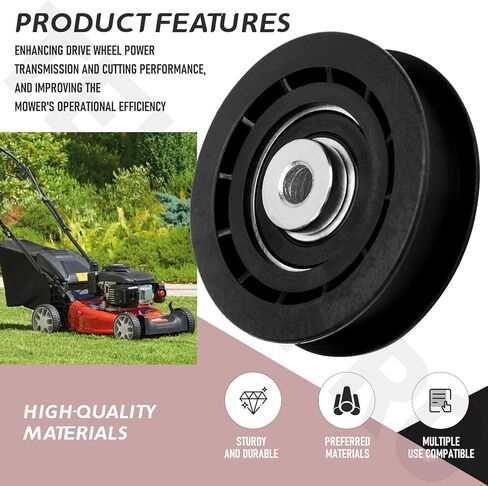 15280 Flat Hydro Drive Idler Pulley يحل محل Toro ، Exmark 106-2176 ، Timecutter ، سلسلة Quest Zero-Turn Mowers Z380 ، Z420 ، SS 4250 ، SW 4200 ، SW 5000 ، ZS 3200 ، ZS 3200S ، ZS 4200 ، ZS 4200S in Kuwait
