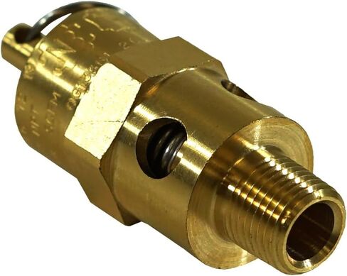 Kingston 1/8 "NPT النحاس النحاس صمام تخفيف الضغط الصناعي ، المصنوع في الولايات المتحدة الأمريكية (25 رطل / 31 SCFM) in Saudi Arabia