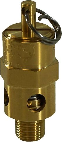 Kingston 1/8 "NPT النحاس النحاس صمام تخفيف الضغط الصناعي ، المصنوع في الولايات المتحدة الأمريكية (25 رطل / 31 SCFM) in Saudi Arabia