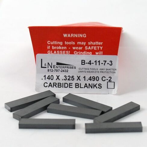 .140 X .325 X 1.490 Pack OF7 Solid C2 Carbide Blanks in Saudi Arabia