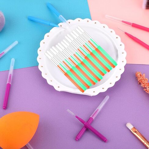 50 PCS فرش بين الأتباع بين الأسنان ، والخيط المشابك لفرشاة الأقواس الناعمة مع شعيرات ناعمة خيط الأسنان للأقواس تنظيف الأدوات تنظيف أسنان الأسنان ، 5 ألوان in Saudi Arabia