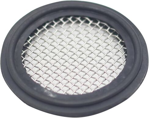HFS (R) 3 "Tri Clamp Screen Gasket fkm w/screen غير القابل للصدأ 10 شبكة (2000 ميكرون) in Saudi Arabia