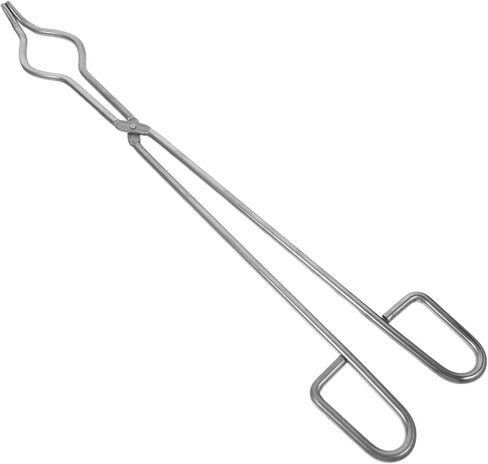 Pretyzoom Stains Steel Cruckible Contsible Clamps for Beakers Peakers Precision Tool للتعامل الآمن مع البوتقات ومهام التكرير in Saudi Arabia