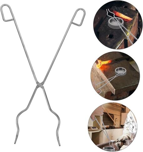 Pretyzoom Stains Steel Cruckible Contsible Clamps for Beakers Peakers Precision Tool للتعامل الآمن مع البوتقات ومهام التكرير in Saudi Arabia