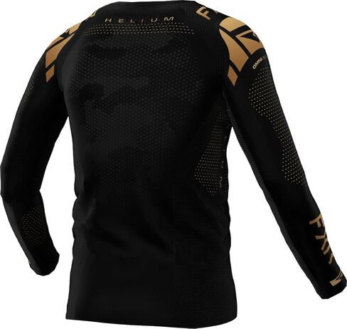 FXR Youth Helium MX Jersey Lightweight Mesh Drop Tail Slim Fit Design Texas Tea - X-Large in Saudi Arabia