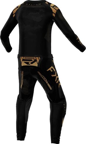 FXR Youth Helium MX Jersey Lightweight Mesh Drop Tail Slim Fit Design Texas Tea - X-Large in Saudi Arabia