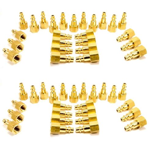Foster 3 Series - Brass Plug ، 1/4 "Body ، 1/4" NPT - Industrial Interchange ، I/M ، MIL spec in Kuwait