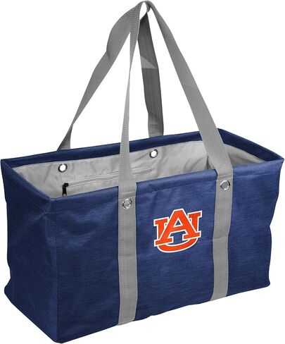 العلامات التجارية Logo NCAA Auburn Tigers للجنسين Crosshatch Picnic Caddy - حمل متعدد الأغراض مع مقابض معززة وشعار الفريق والجيب الداخلي in Saudi Arabia