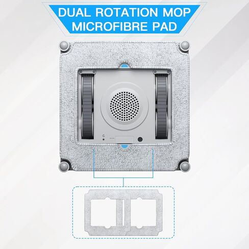 ملابس MOP مع حامل بديل ، لوحات مسح لـ ECOVACS DEEBOT N30 PRO/N30 OMNI/N30 PRO OMNI/T30S/T30S COMBO/T30 PRO OMNI/T30 OMNI ROBOT VARING in Kuwait