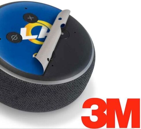 Skinit Skinit Audio Audio Skin متوافق مع Amazon Echo Dot 3 - NFL Los Angeles Rams Design in Saudi Arabia