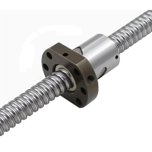 الجزء الخطية برغي الكرة الدقة جزء SFU1604 برغي الكرة 150 إلى 1000 مم برغي كرة مدفوقة مع صامدة كرة واحدة لأجزاء CNC FK12 FF12 الطرف القياسي (865 ملم) in Kuwait