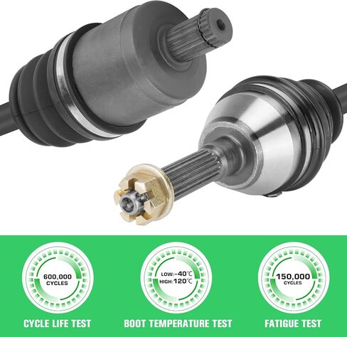 Youxmoto الخلفي محرك CV محور CV FIT For Polaris Sportsman 400 450 500 570 700 800 2006 2007 2008 2009 2008 2012 2013 2013 ، for 1332421 ، 1332935 ، الخلفية اليسرى/اليمين 4340 كرومولي in Saudi Arabia