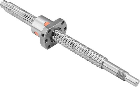 Linear Motion Ball Screw Precision Part Ball Screw SFE2020 1 Pcs Ball Screw with End Machined+ 1 Pcs Single Ball Nut for CNC(550mm Total L) in Saudi Arabia