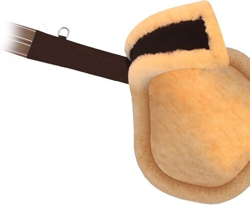 Exion Thick Lined Fancy Belly Guard Leather Girth for Horse | English Horse Tack in Saudi Arabia