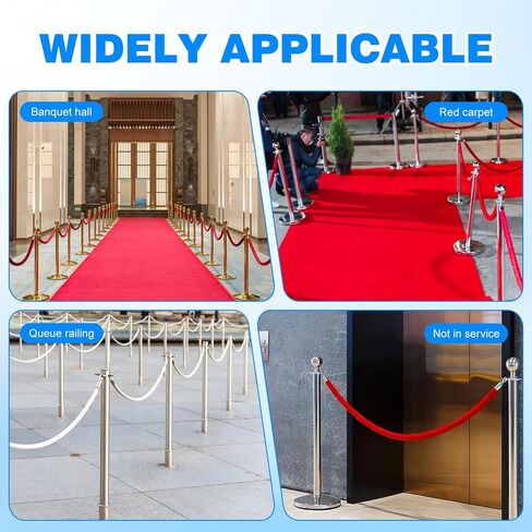 Homoyooo 2PCS Stefless Steel Rope Stoppers مع السنانير المفاجئة متين التزيين الحبل in Saudi Arabia