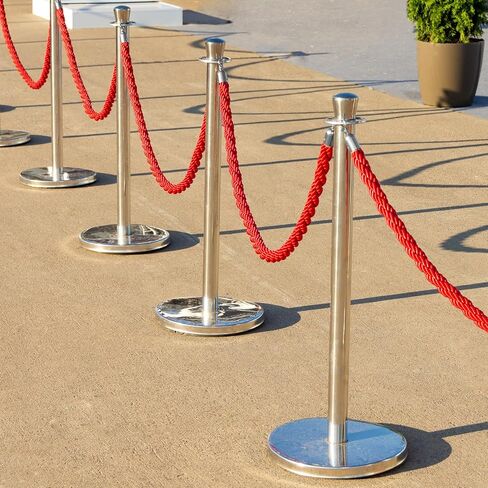 Homoyooo 2PCS Stefless Steel Rope Stoppers مع السنانير المفاجئة متين التزيين الحبل in Saudi Arabia