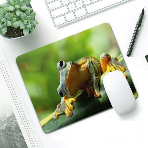 IBILIU Mouse Pad White Roses,Butterfly Flower Floral Rectangle Mousepad Non-Slip Rubber Base Computer Mouse Pad for Laptop, Office, Home - 9.5 X 7.9 Inch in Kuwait