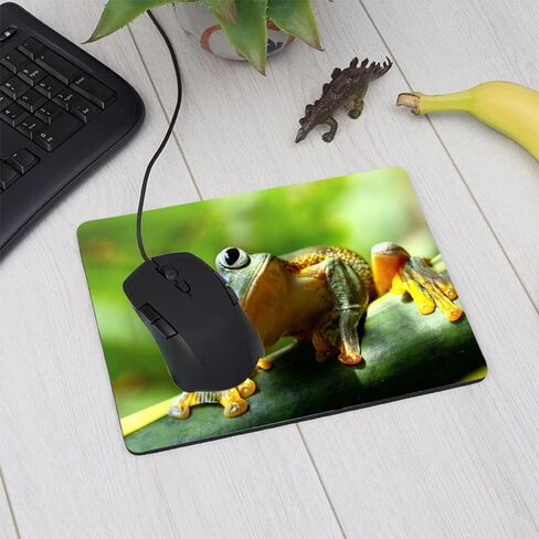 IBILIU Mouse Pad White Roses,Butterfly Flower Floral Rectangle Mousepad Non-Slip Rubber Base Computer Mouse Pad for Laptop, Office, Home - 9.5 X 7.9 Inch in Kuwait