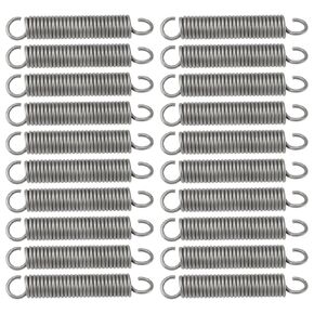 20pcs تمديد الينابيع 1/4 بوصة × 1-1/2 بوصة الينابيع التمديد الفولاذ المقاوم للصدأ الينابيع 0.035 بوصة نوابض التوتر مع نهايات الخطاف in Kuwait