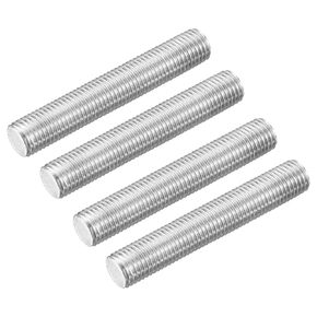 uxcell 4Pcs M5-0.8x190mm Fully Threaded Rods, Threaded Rods Bar Studs, 304 Stainless Steel Long Thread Screws Hardware for U-Bolts, Anchors, Clamps, Hangers, Silver in Saudi Arabia