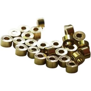 60 Pieces Solid Raw Brass Spacers Tube 3.5mm x 2mm Yellow Brass in Kuwait