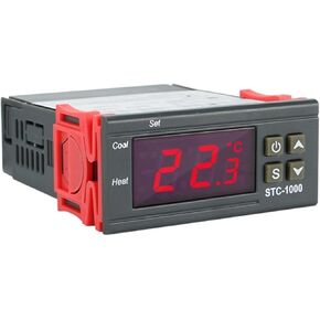 STC-1000/3028 12/24/220 فولت وحدة تحكم درجة الحرارة الرقمية لمحاضرة حاضنة LED تبريد التدفئة thermoregulator thermostat (STC-1000 12V) in Saudi Arabia